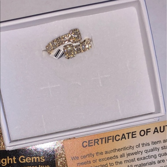 10k solid gold custom made REAL diamond ring, not plated, FREE APPRAISAL, Sale! - Picture 6 of 11